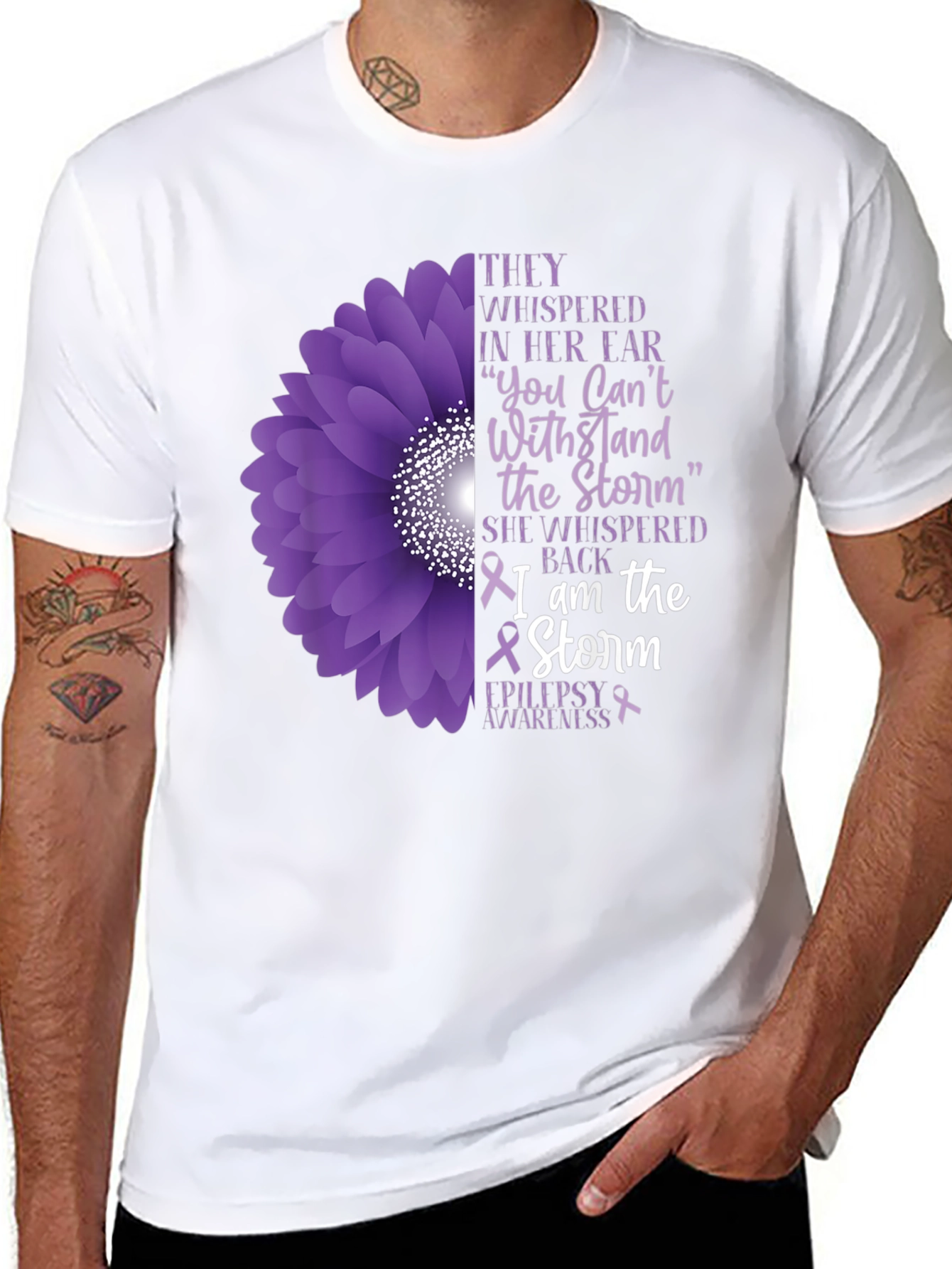 Epilepsy Awareness T-Shirt - I Am The Storm