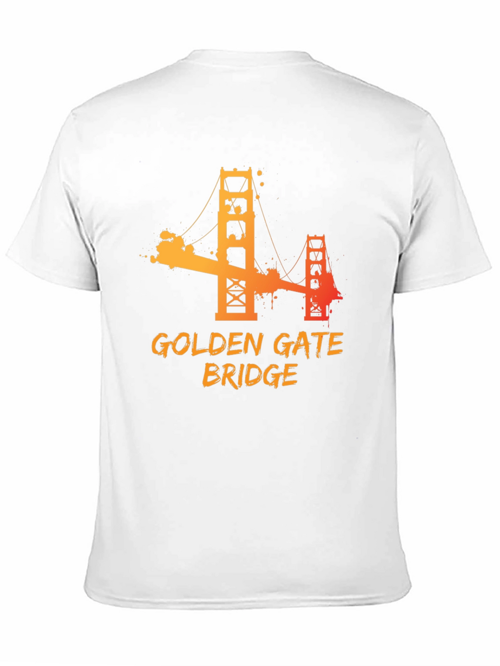 Golden Gate Bridge Graphic Tee - Mens Black T-Shirt