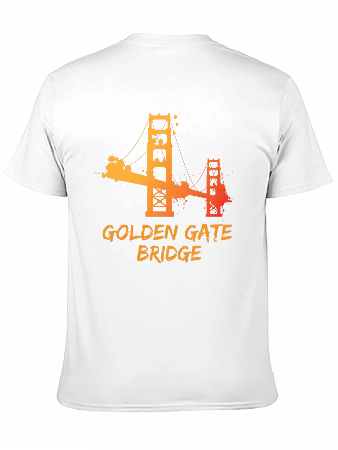 Golden Gate Bridge Graphic Tee - Mens Black T-Shirt