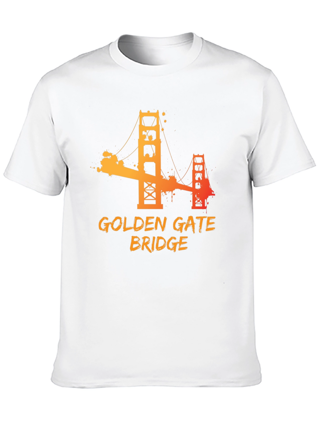 Golden Gate Bridge Graphic Tee - Mens Black T-Shirt