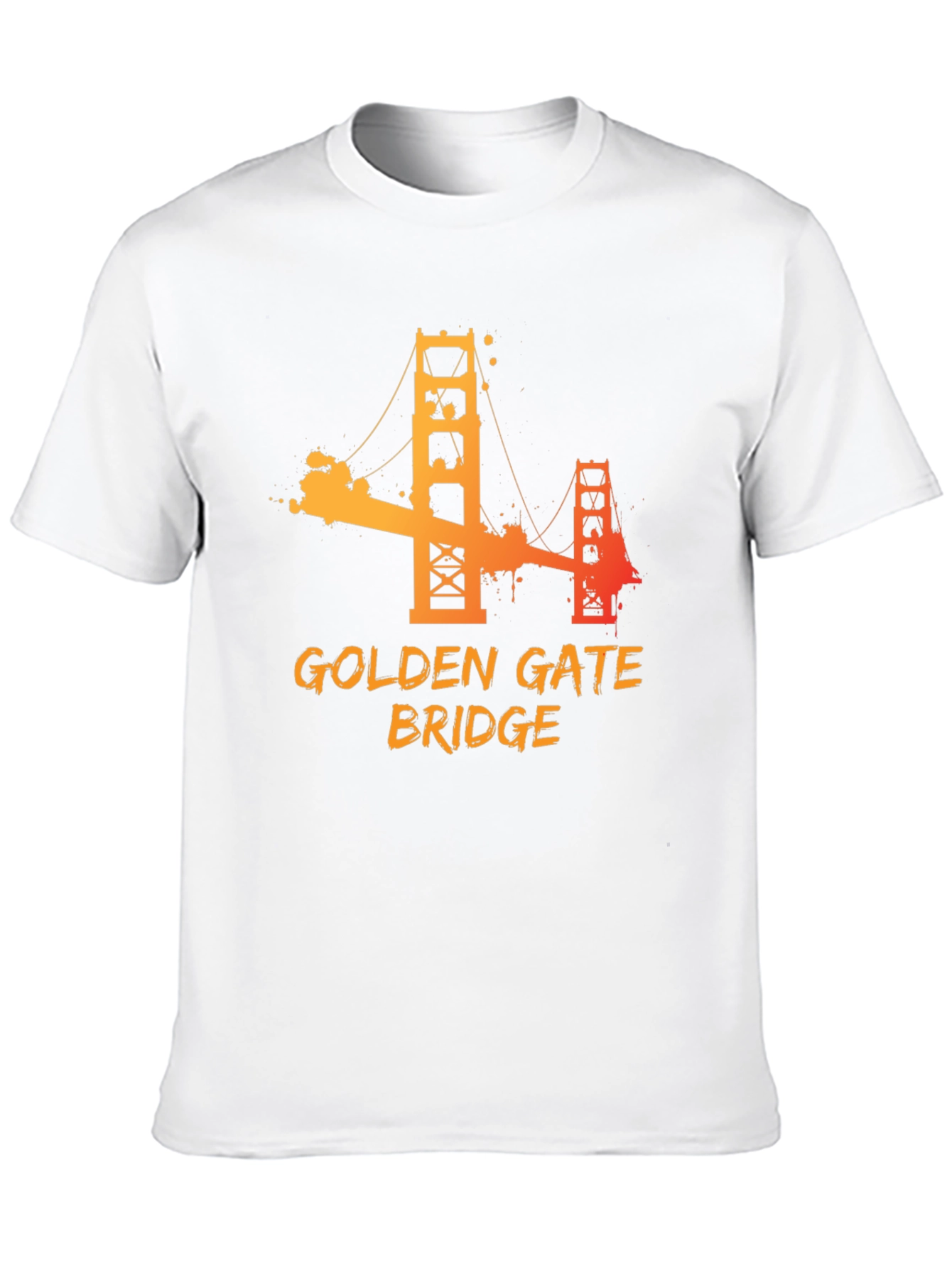 Golden Gate Bridge Graphic Tee - Mens Black T-Shirt