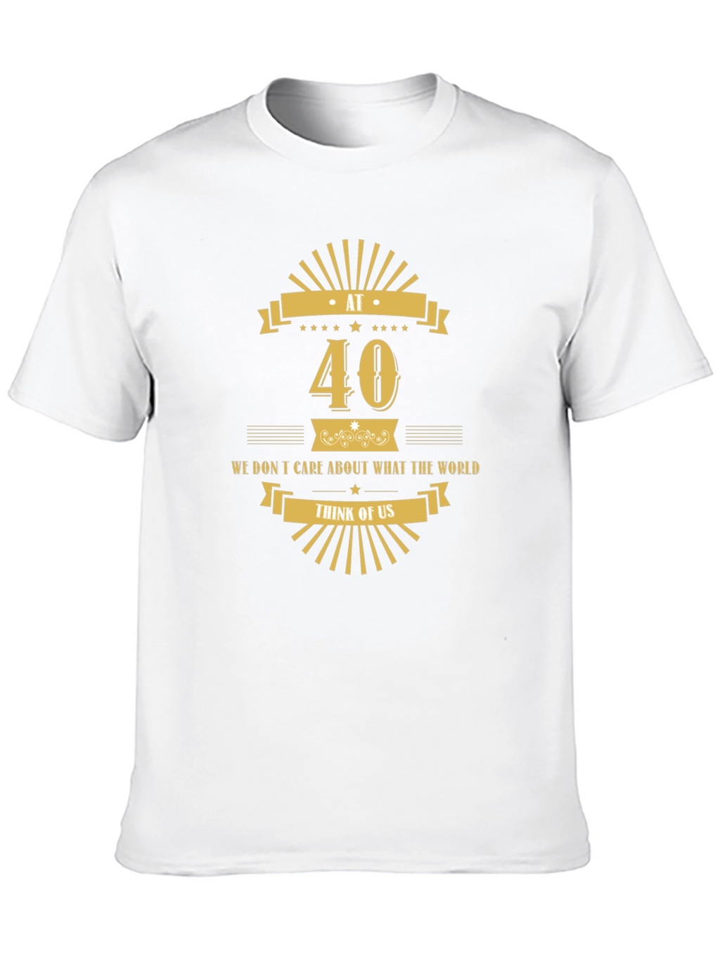 Funny 40th Birthday Graphic Tee