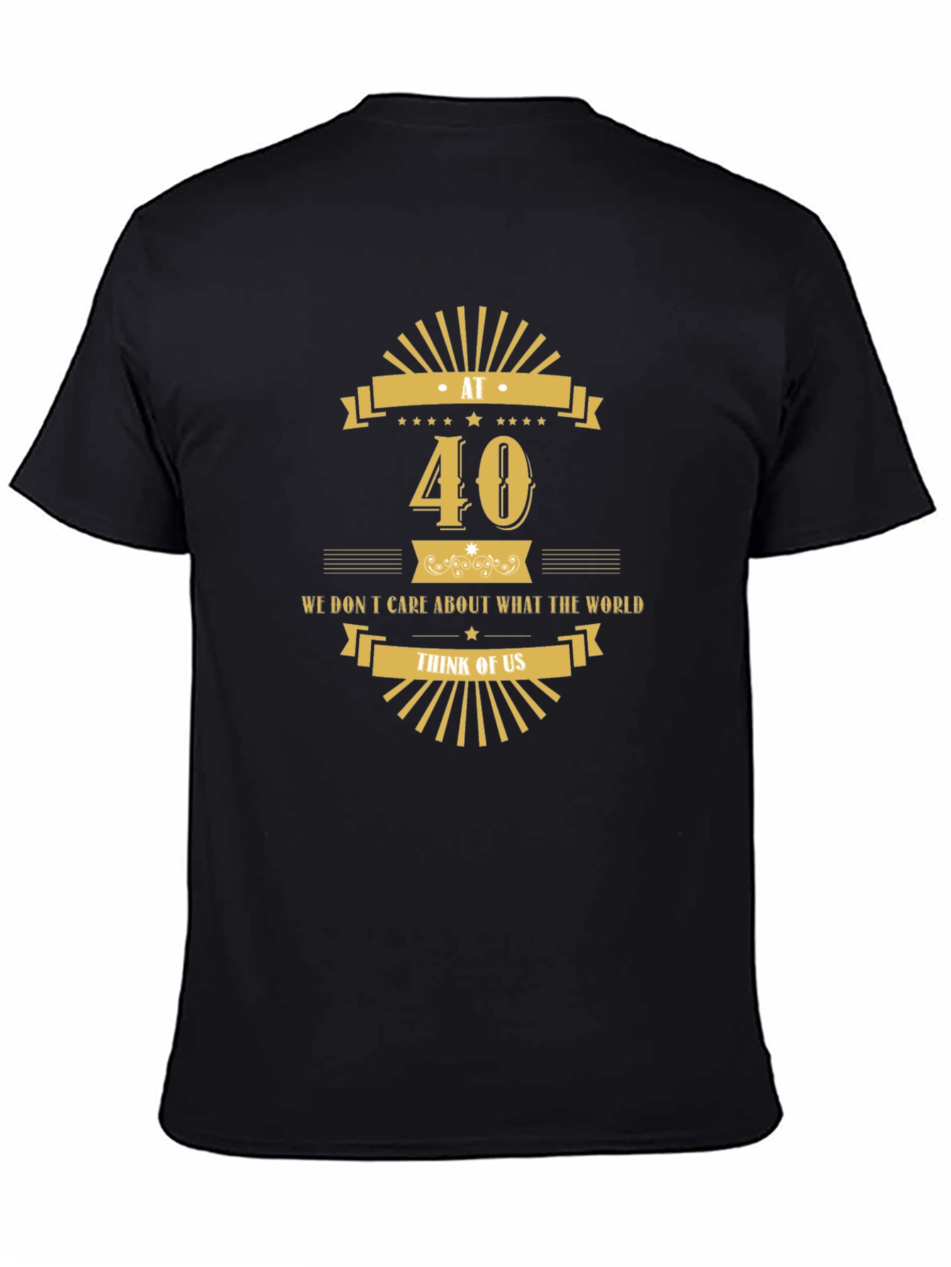 Funny 40th Birthday Graphic Tee