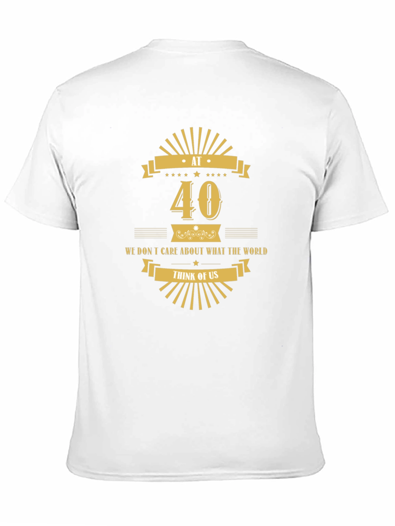 Funny 40th Birthday Graphic Tee