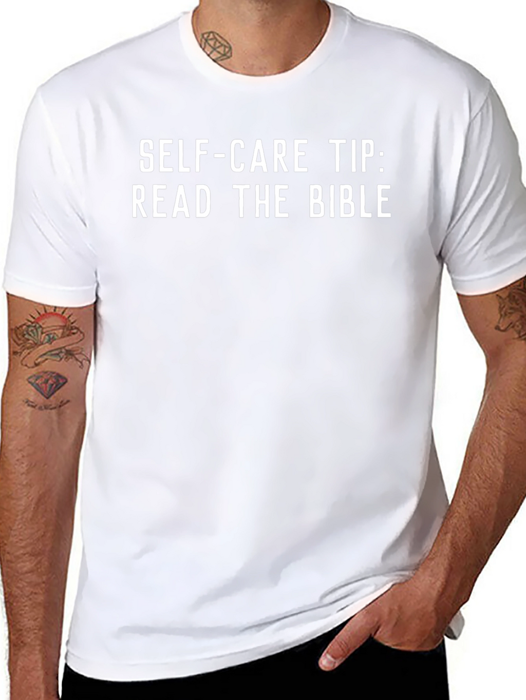Self-Care Bible T-Shirt Read The Bible