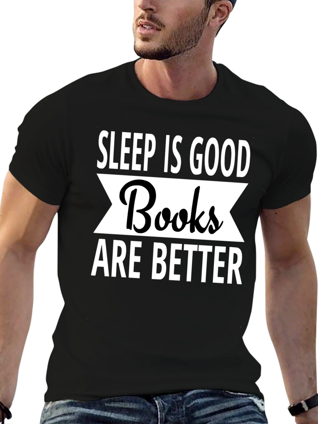 Sleep Is Good Books Are Better T-Shirt