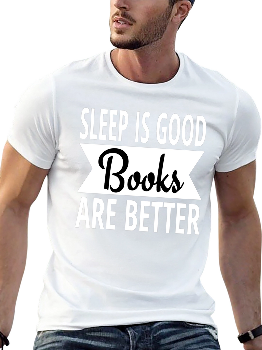 Sleep Is Good Books Are Better T-Shirt