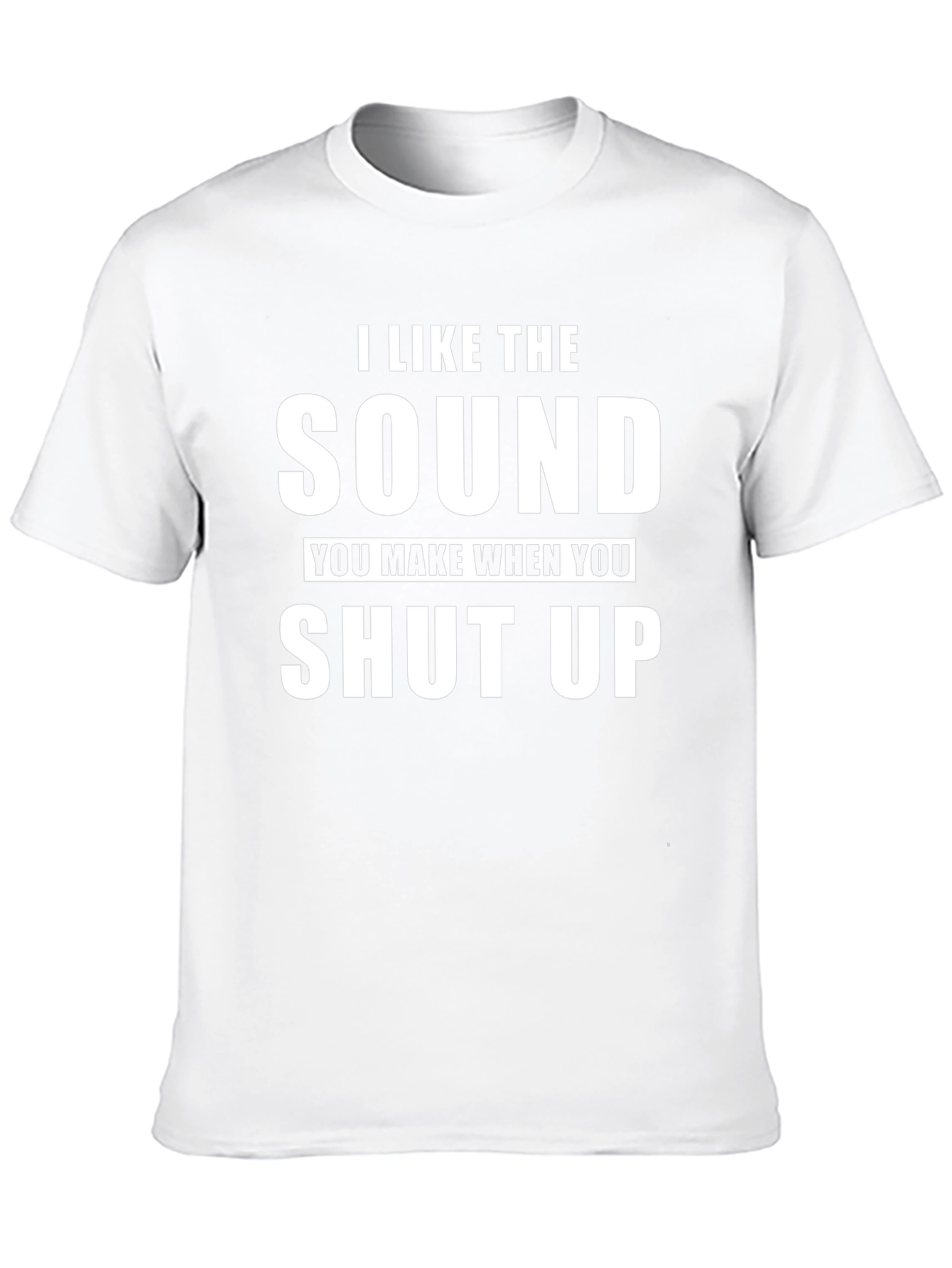 I Like The Sound Black T-Shirt