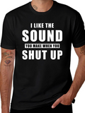 I Like The Sound Black T-Shirt