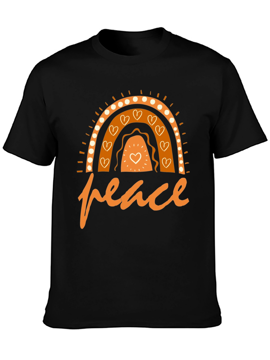 Peace Rainbow Graphic T-Shirt