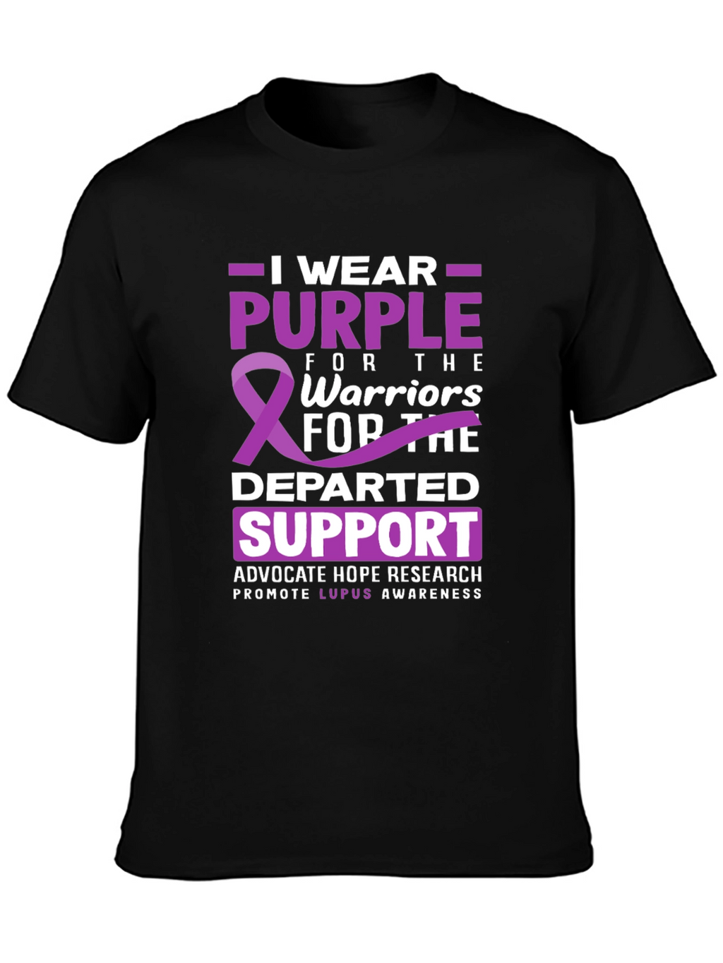 Purple Lupus Awareness Graphic Tee