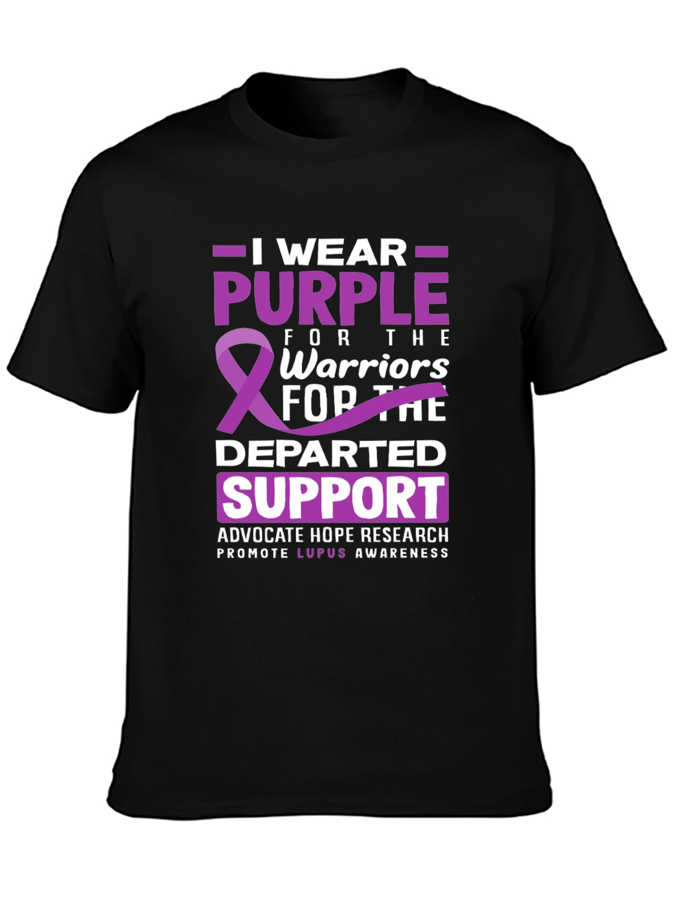 Purple Lupus Awareness Graphic Tee