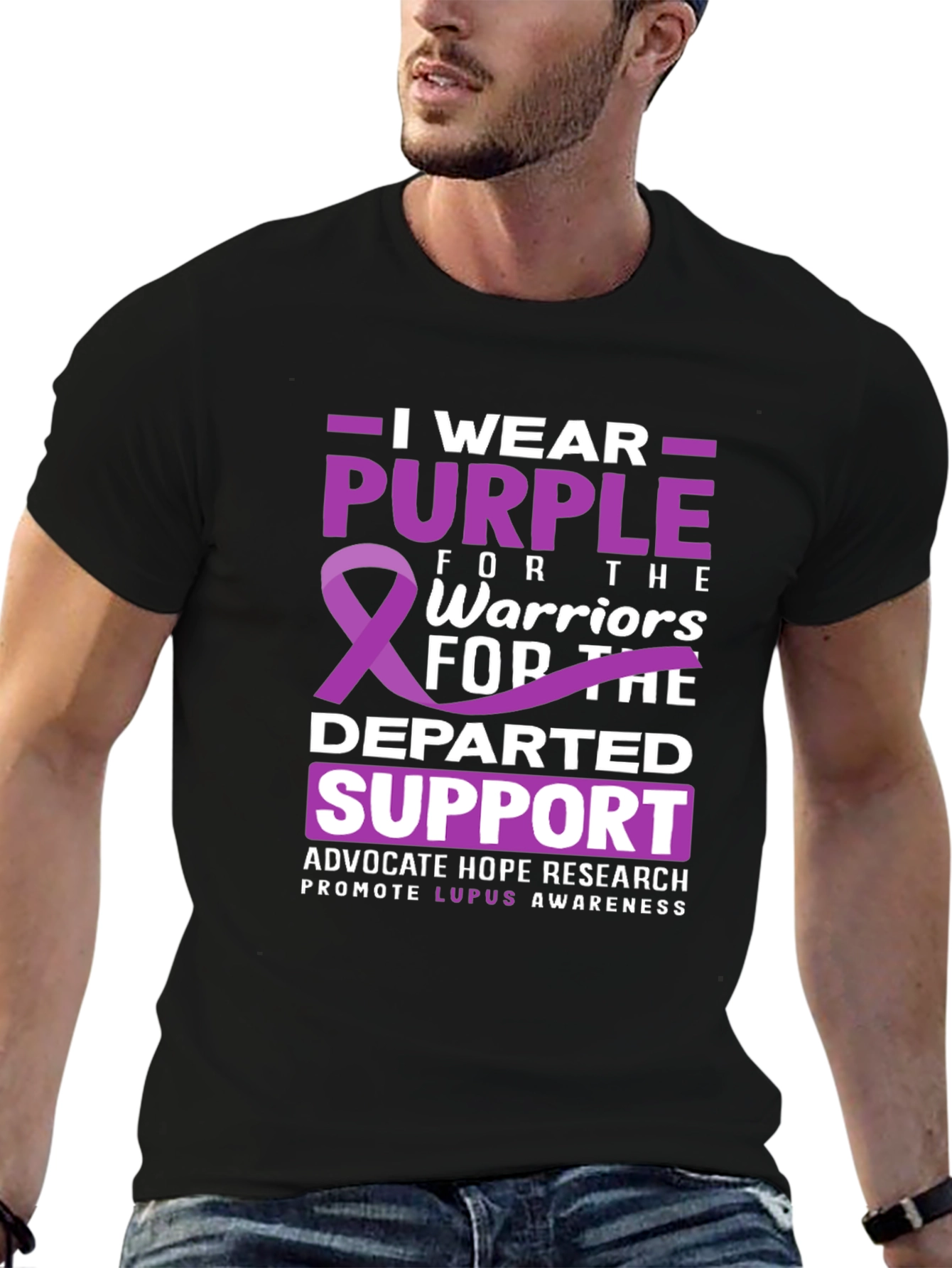 Purple Lupus Awareness Graphic Tee