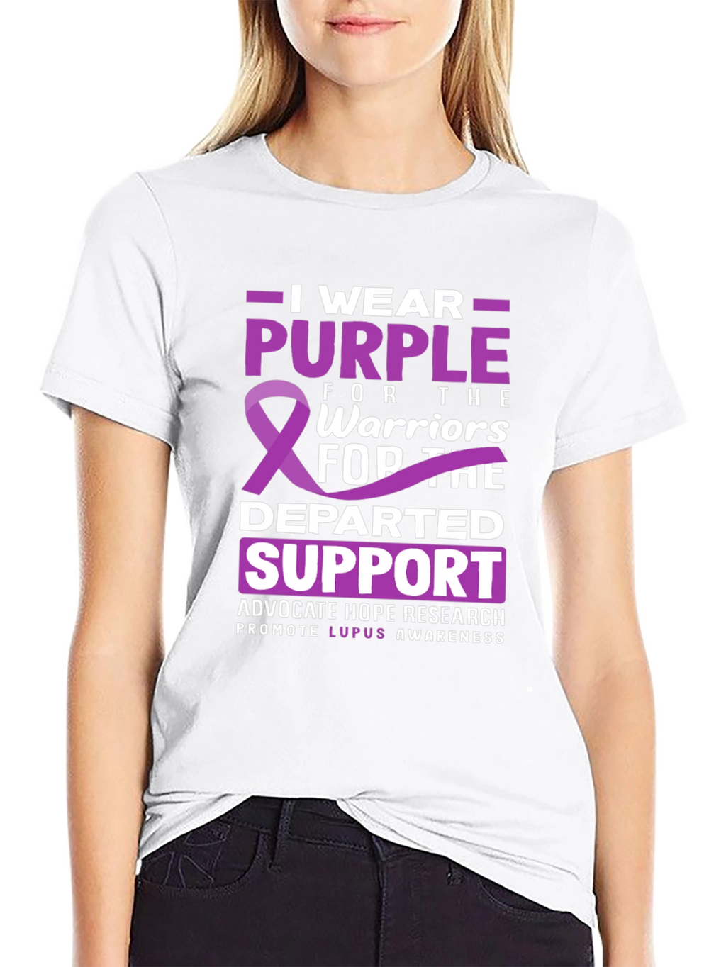 Purple Lupus Awareness Graphic Tee