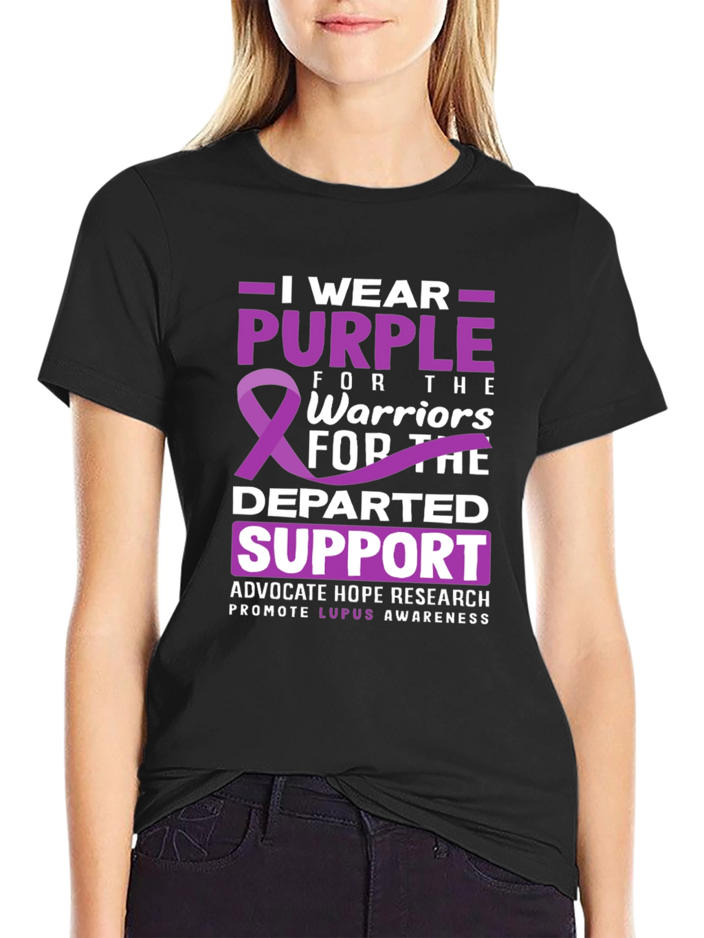 Purple Lupus Awareness Graphic Tee