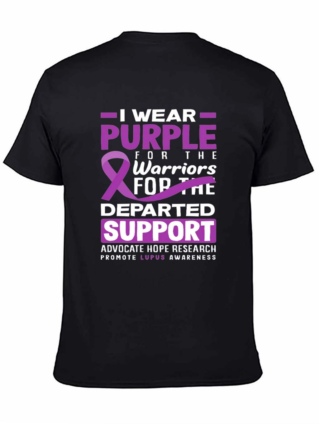 Purple Lupus Awareness Graphic Tee