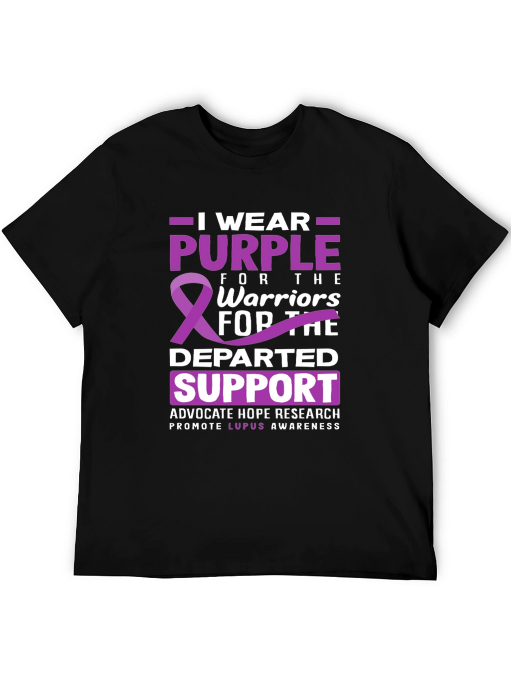 Purple Lupus Awareness Graphic Tee