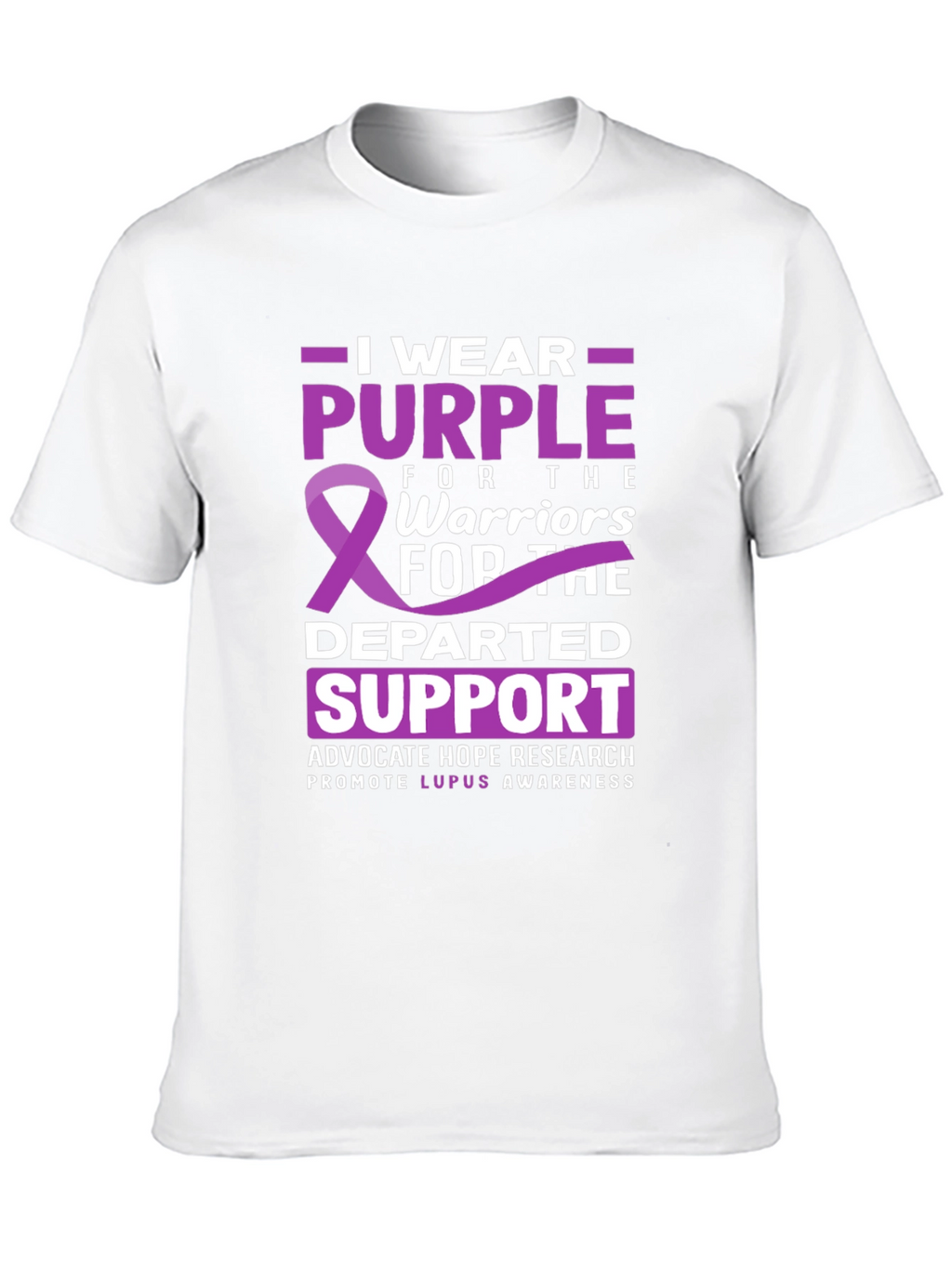 Purple Lupus Awareness Graphic Tee