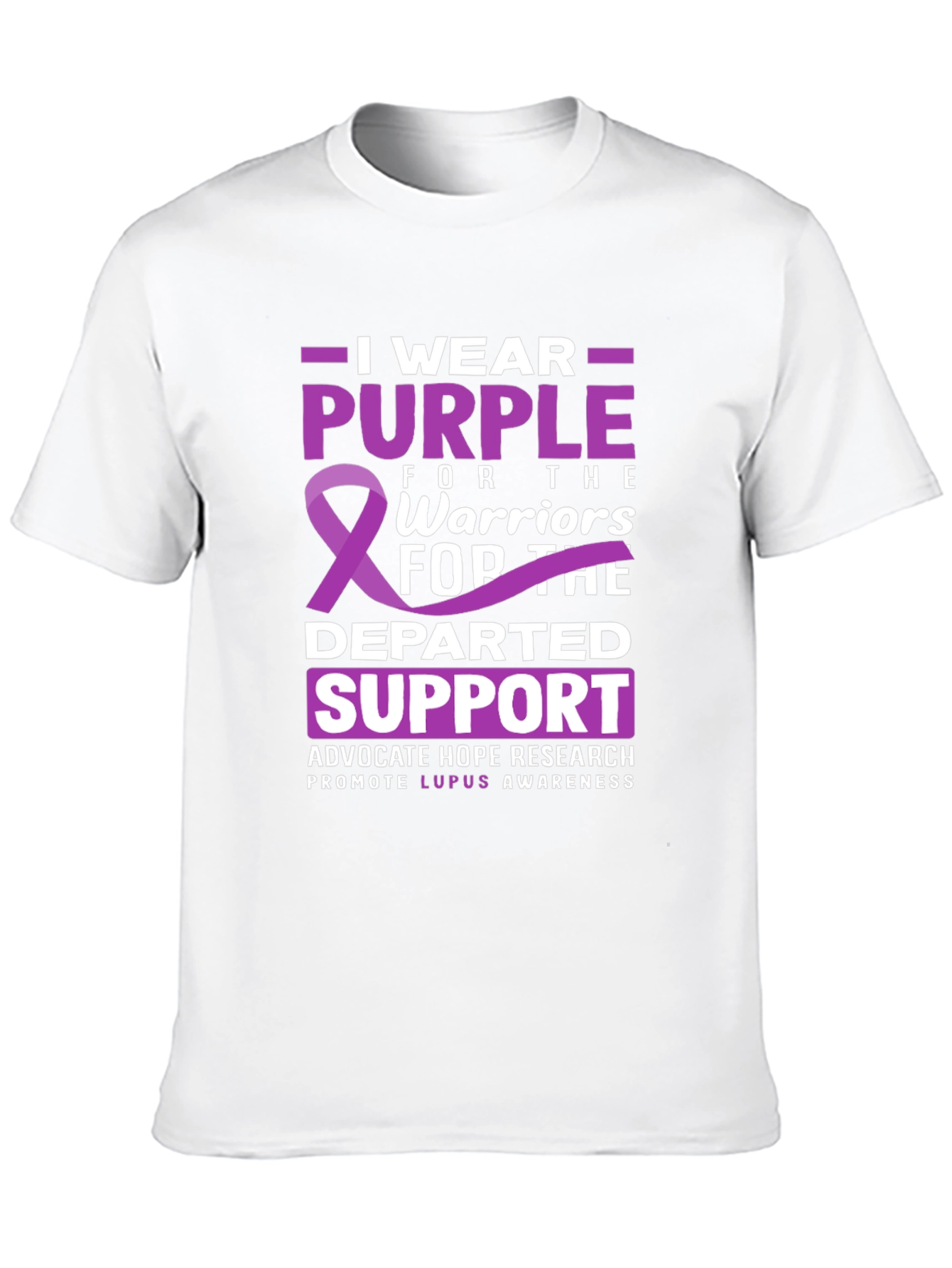 Purple Lupus Awareness Graphic Tee