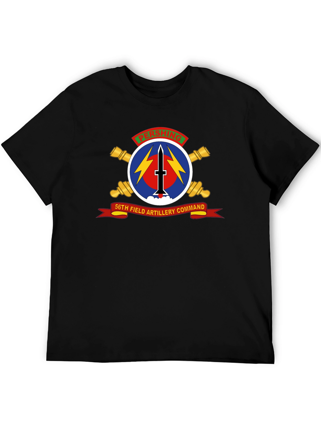 56th Field Artillery Command Black T-Shirt