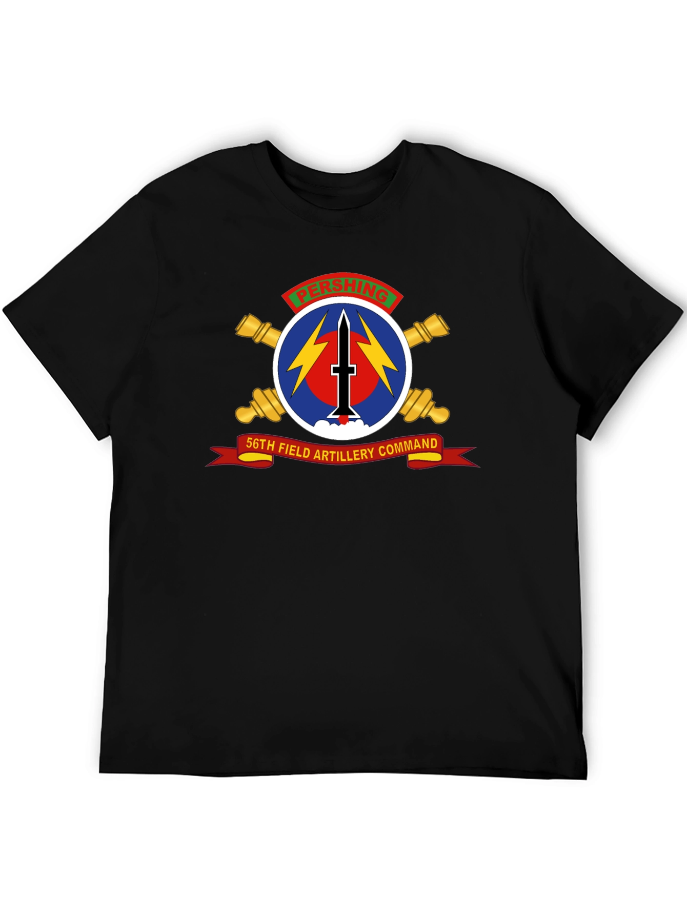 56th Field Artillery Command Black T-Shirt