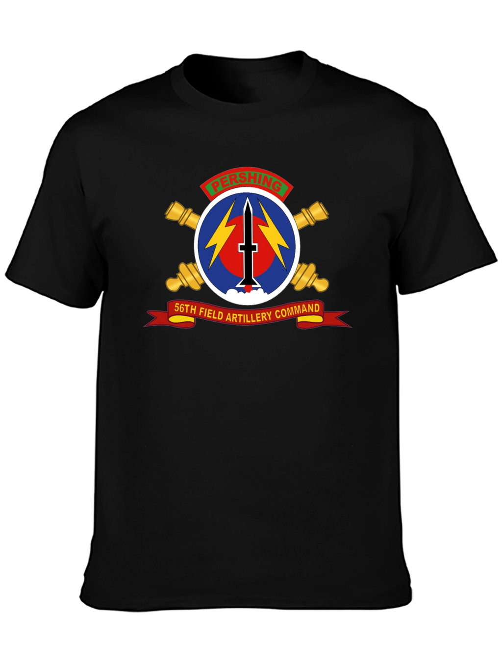 56th Field Artillery Command Black T-Shirt