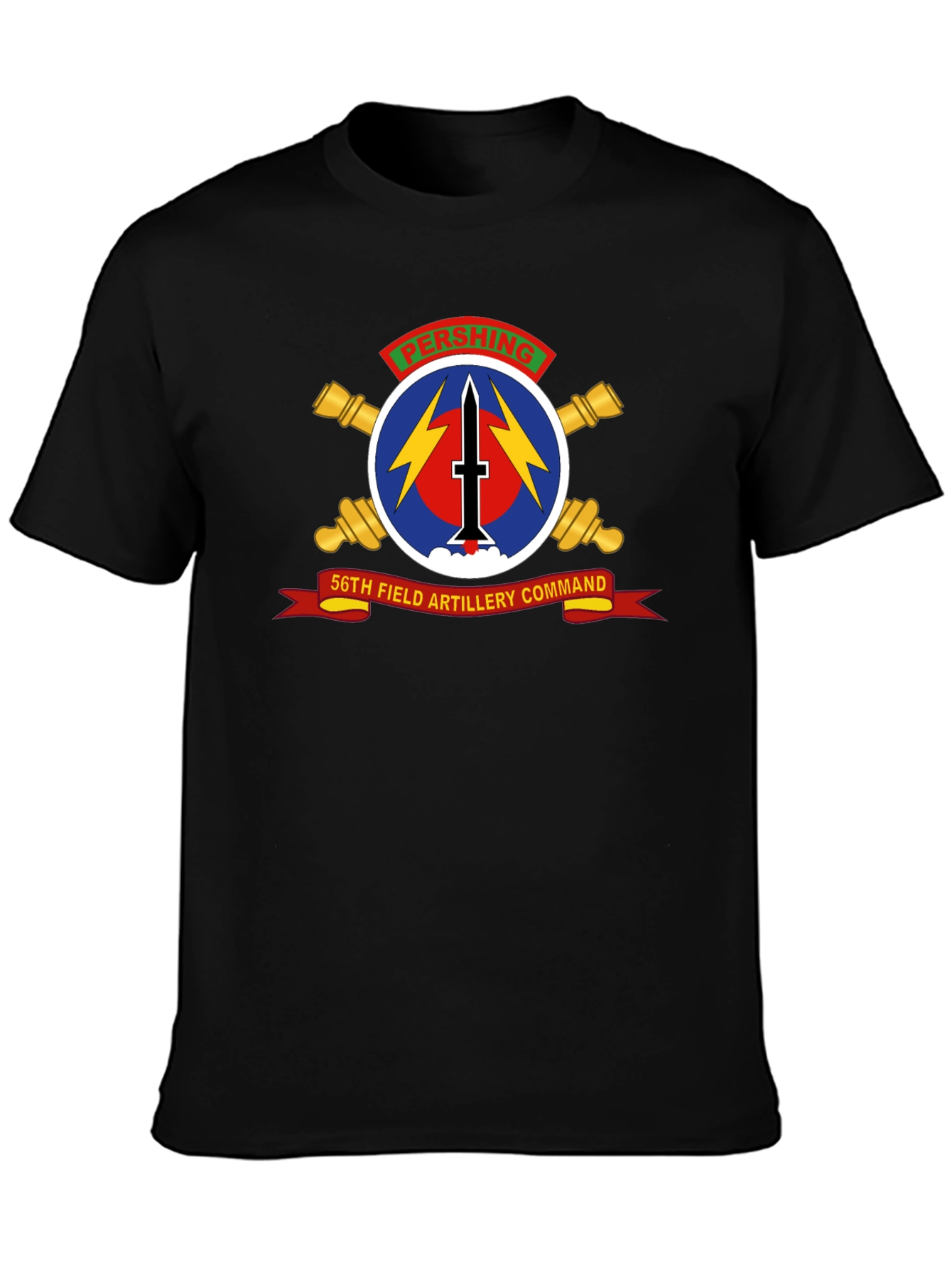 56th Field Artillery Command Black T-Shirt