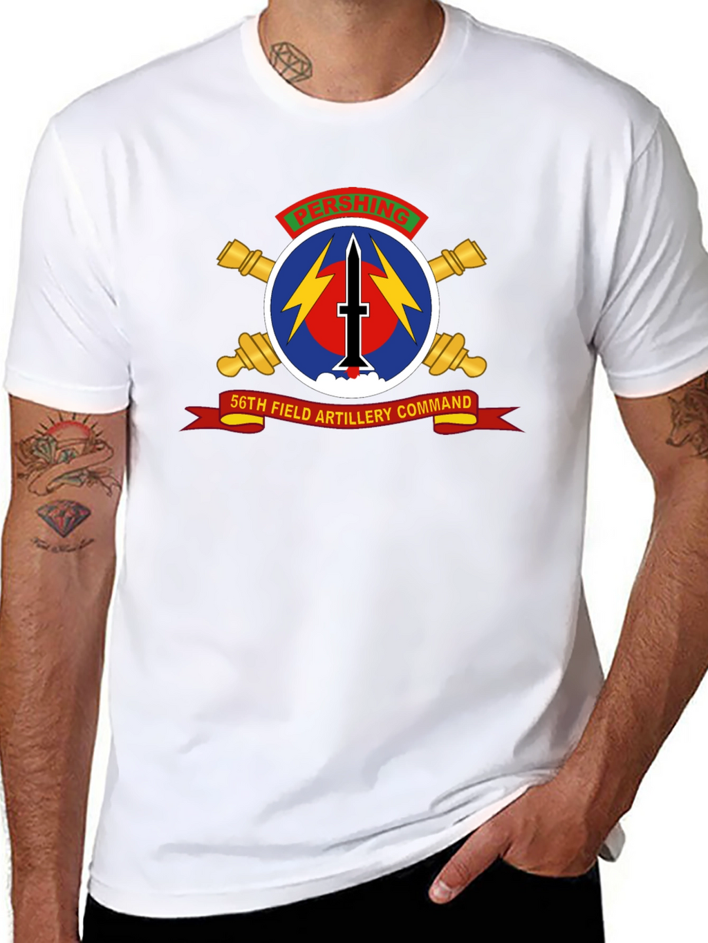 56th Field Artillery Command Black T-Shirt