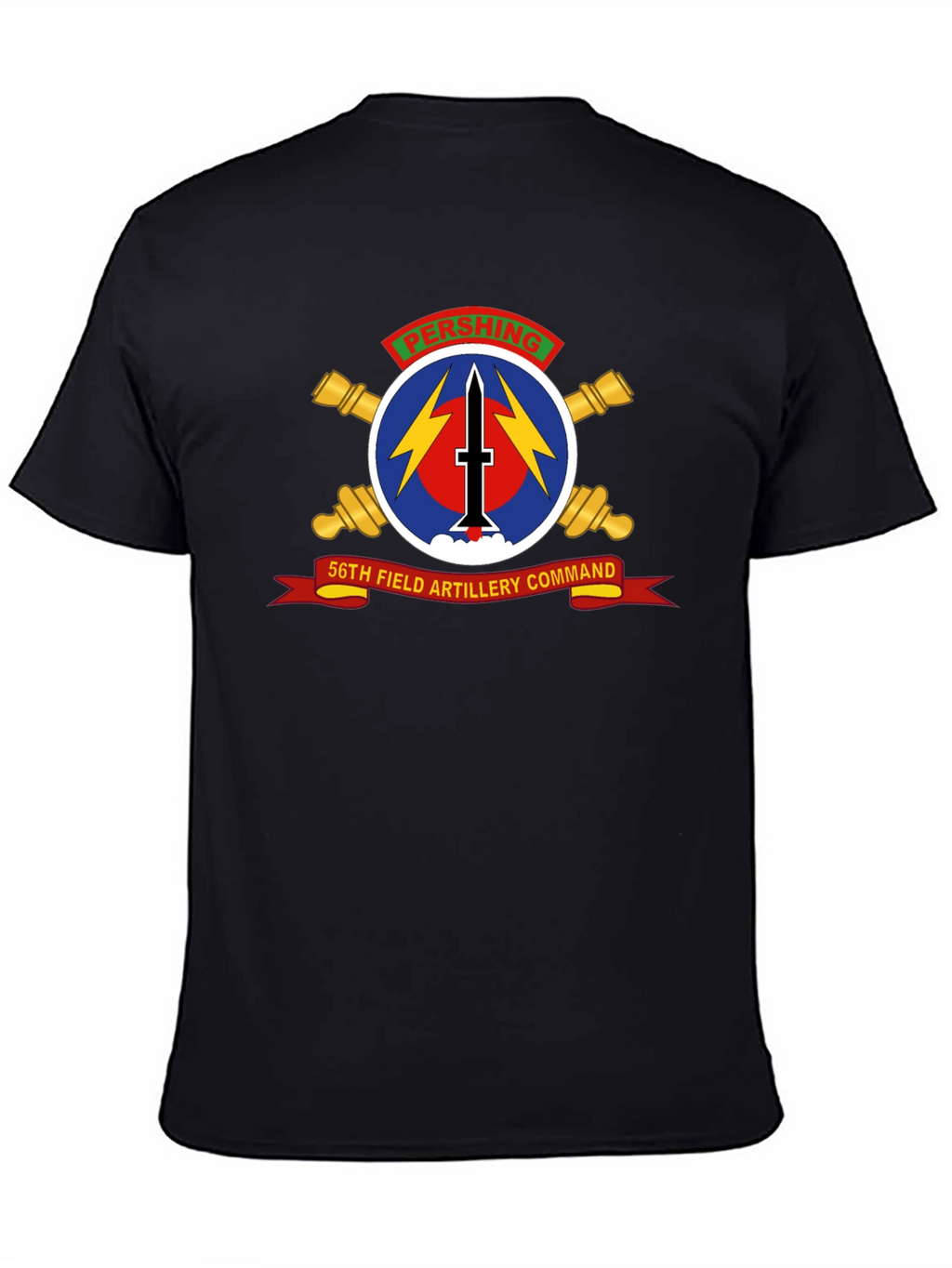 56th Field Artillery Command Black T-Shirt