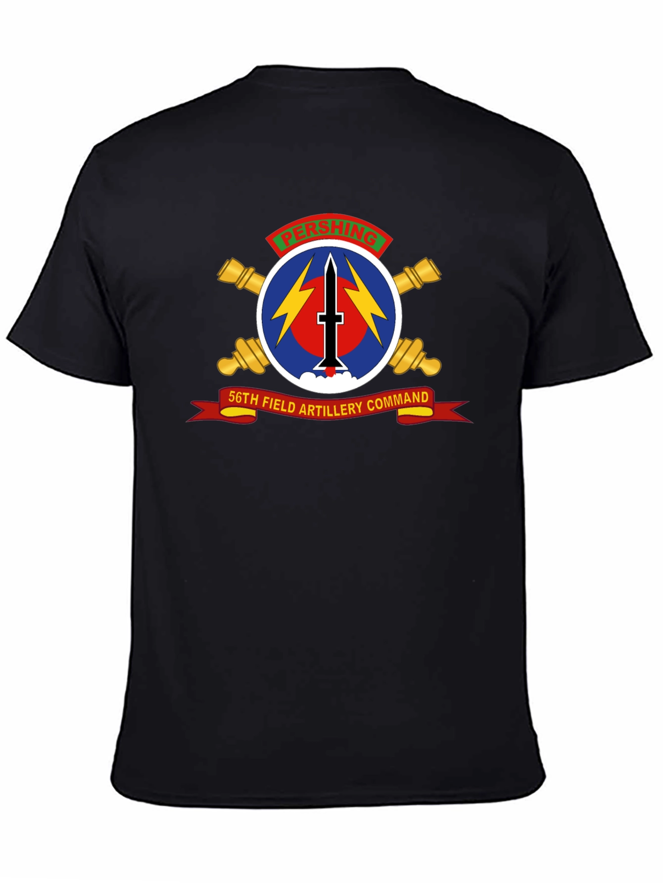 56th Field Artillery Command Black T-Shirt