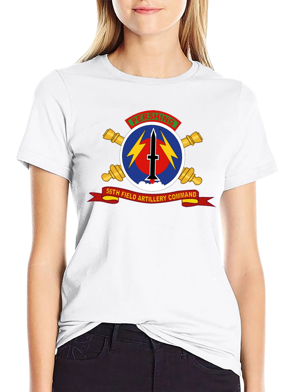 56th Field Artillery Command Black T-Shirt