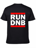 RUN DNB Black Graphic Tee