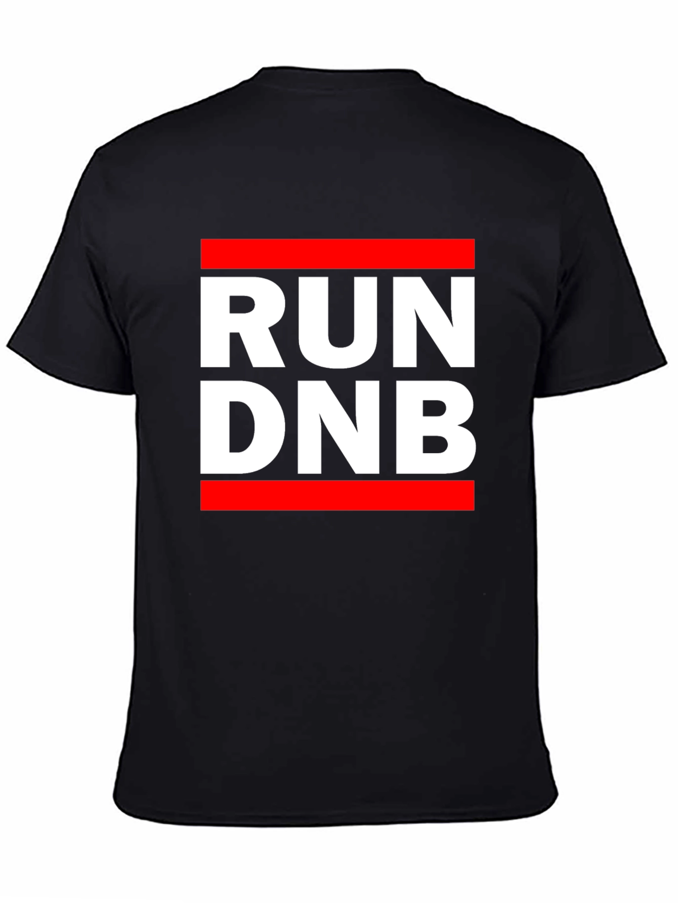 RUN DNB Black Graphic Tee