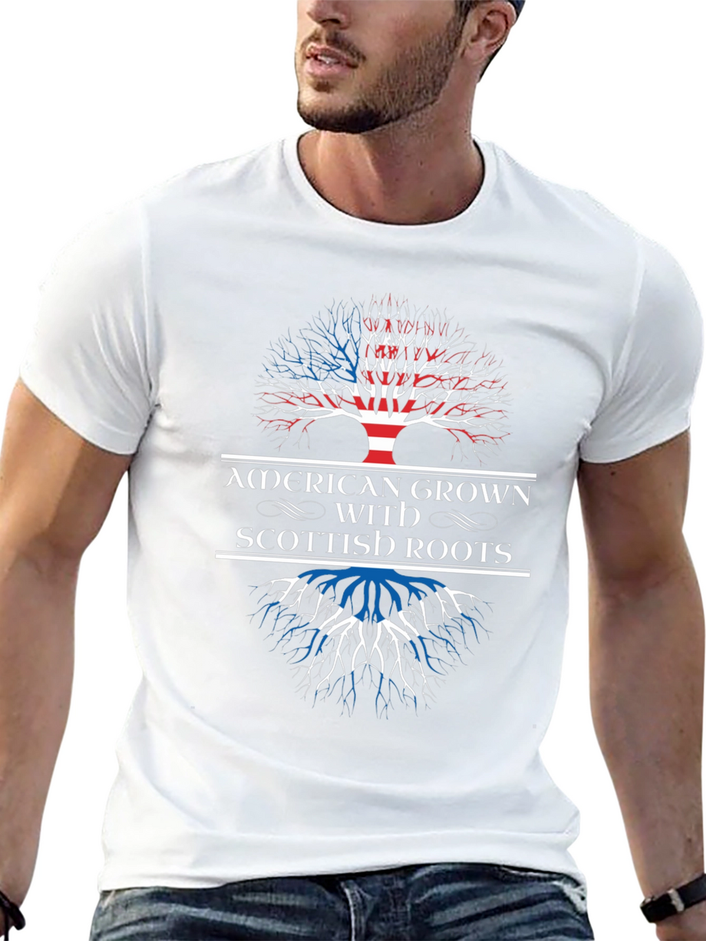American Grown with Scottish Roots T-Shirt