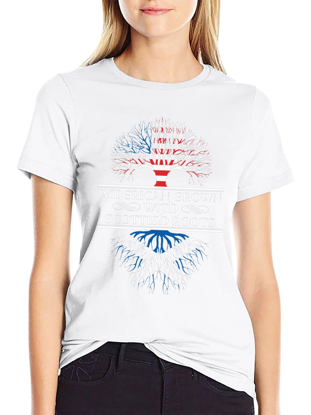 American Grown with Scottish Roots T-Shirt