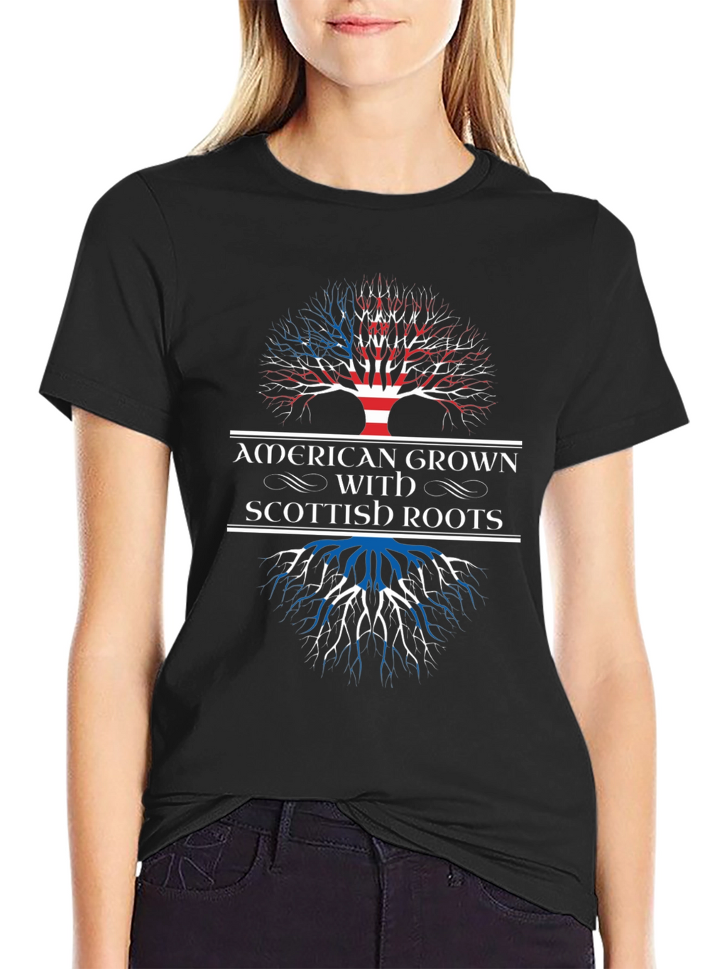 American Grown with Scottish Roots T-Shirt