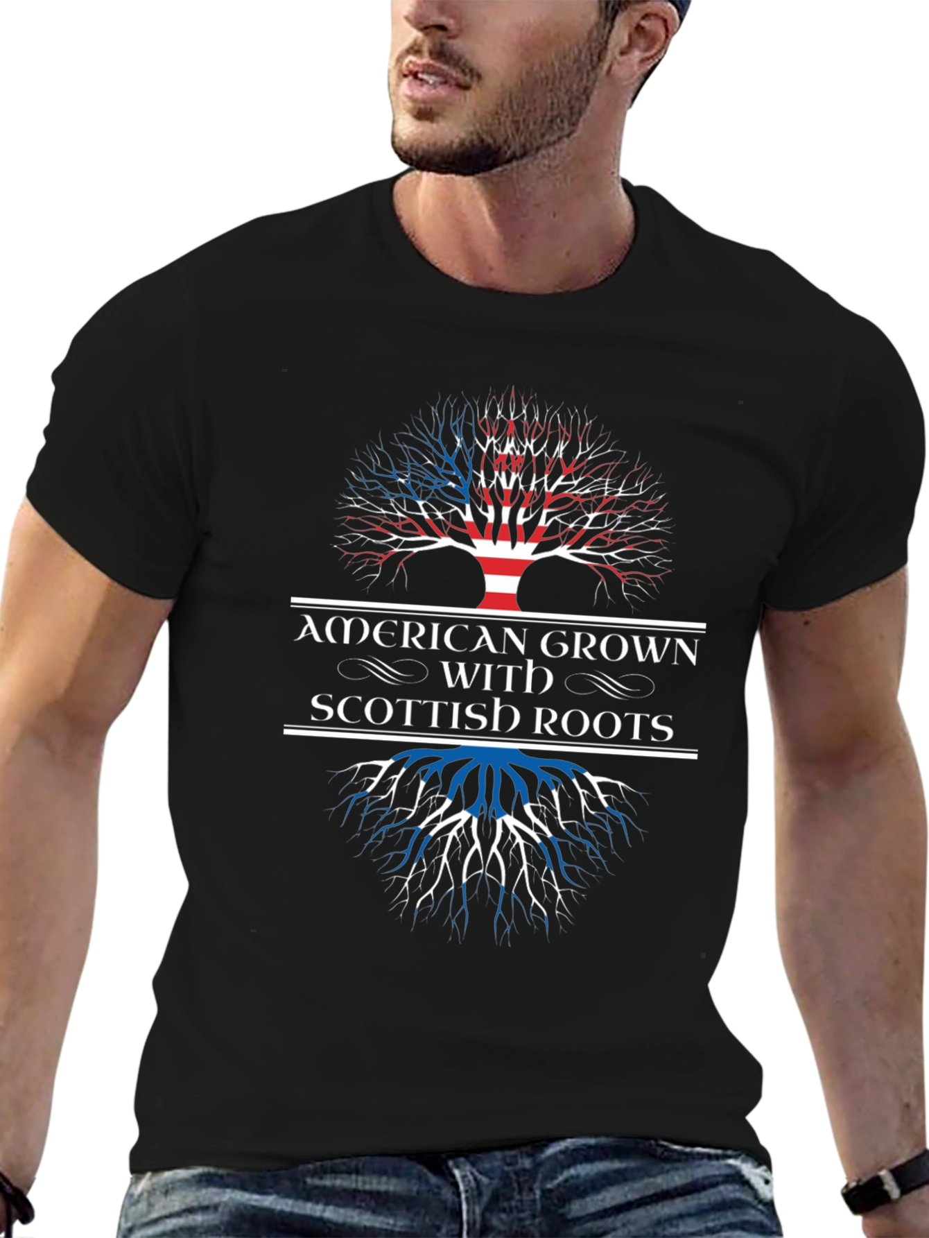 American Grown with Scottish Roots T-Shirt