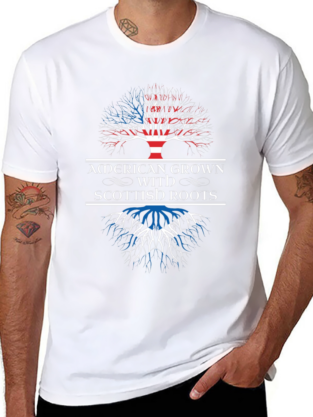 American Grown with Scottish Roots T-Shirt