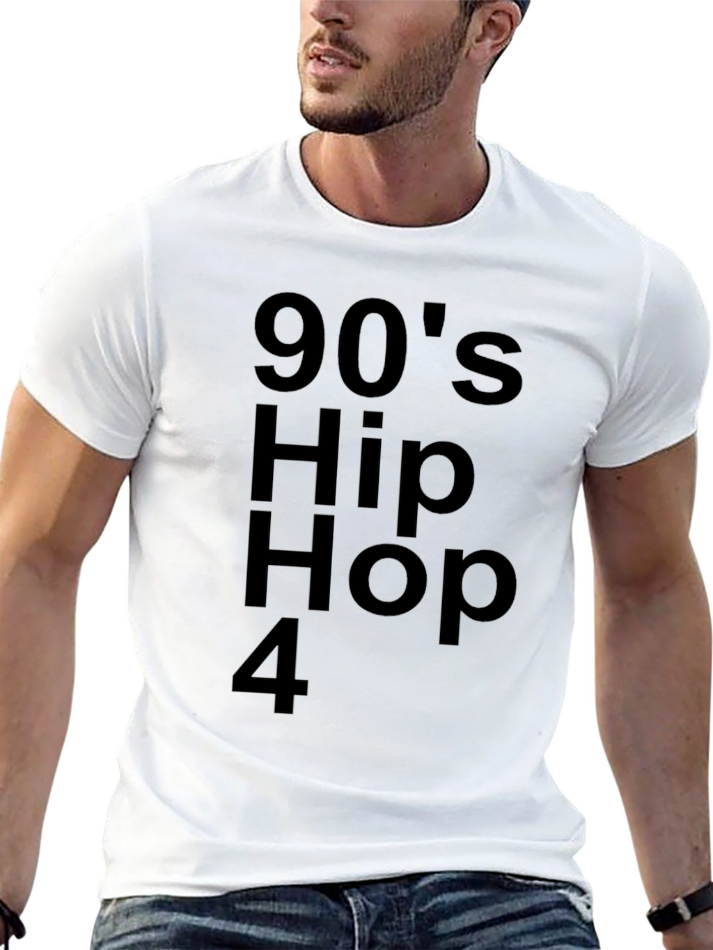 90s Hip Hop T-Shirt - Black