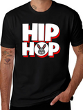 Hip Hop Bunny Graphic T-Shirt