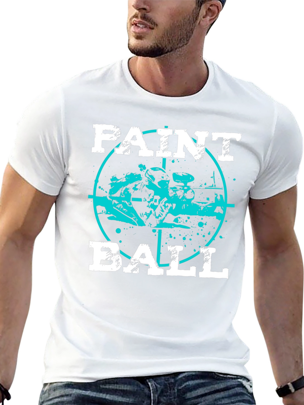 Paintball Target Graphic T-Shirt