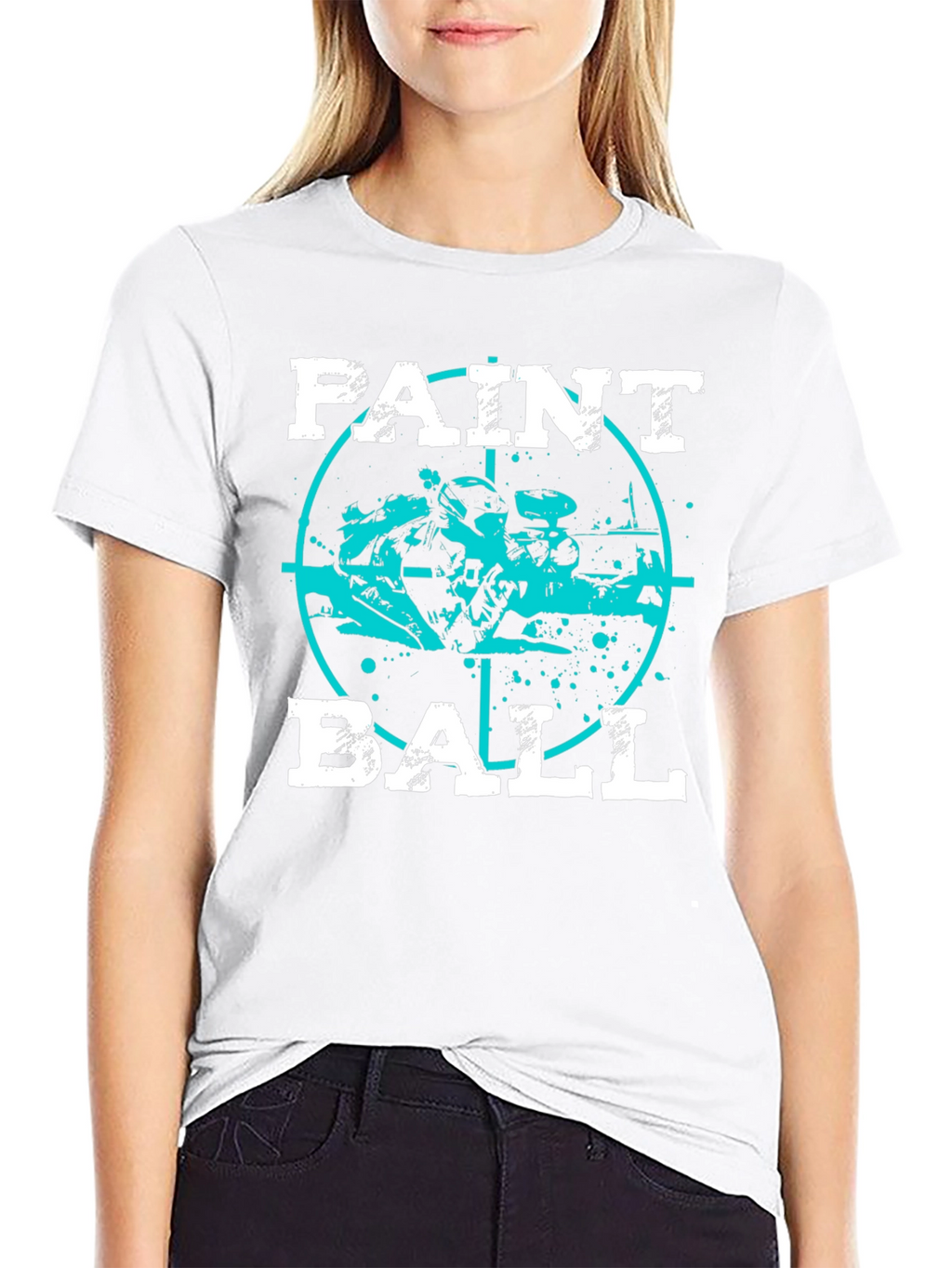 Paintball Target Graphic T-Shirt