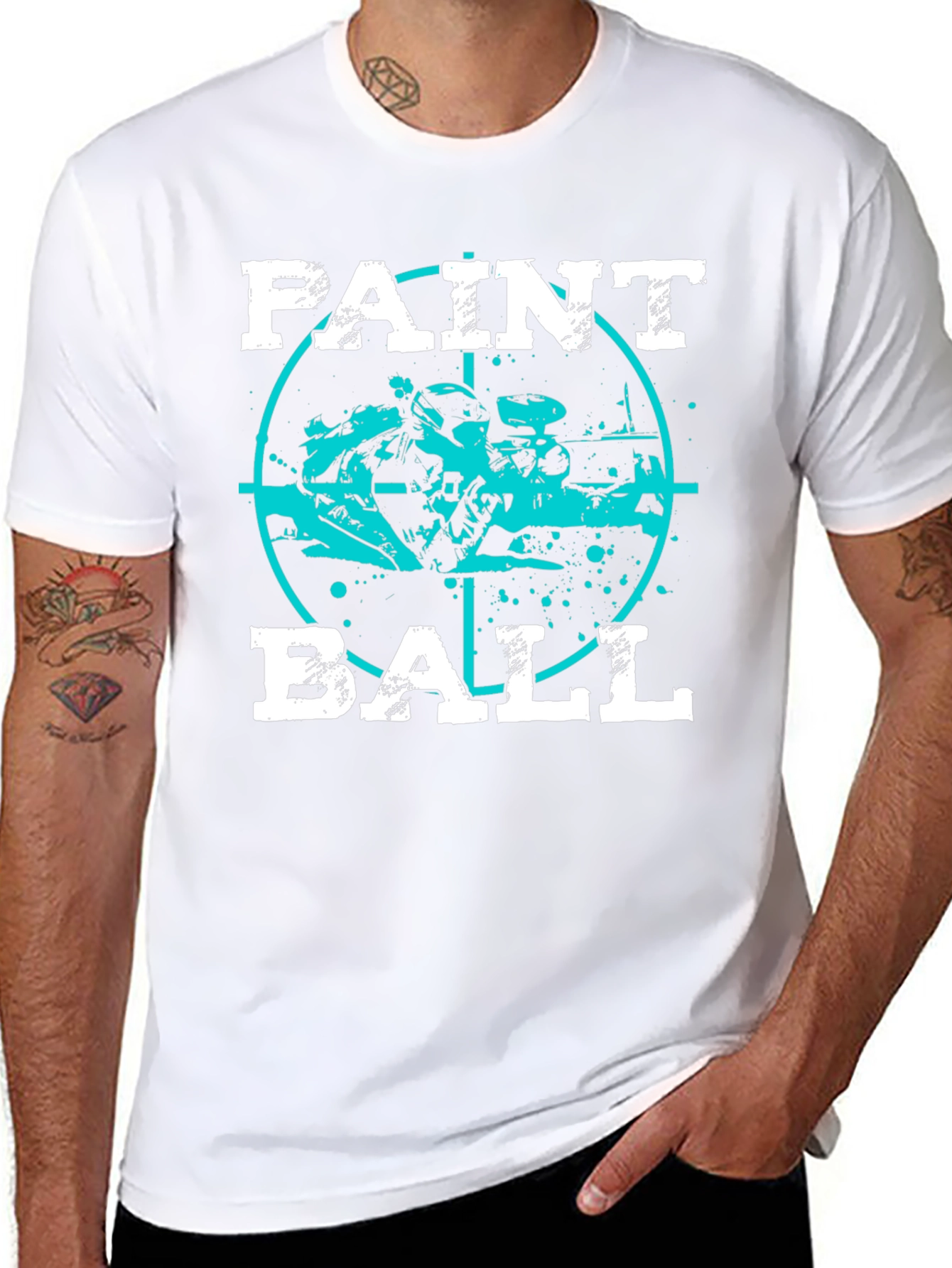 Paintball Target Graphic T-Shirt