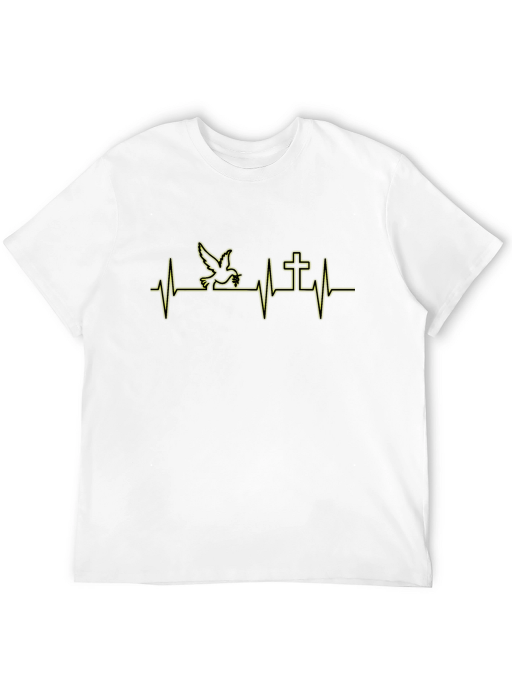 Dove and Cross Heartbeat T-Shirt