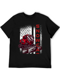 Snowcat American Flag Graphic Tee