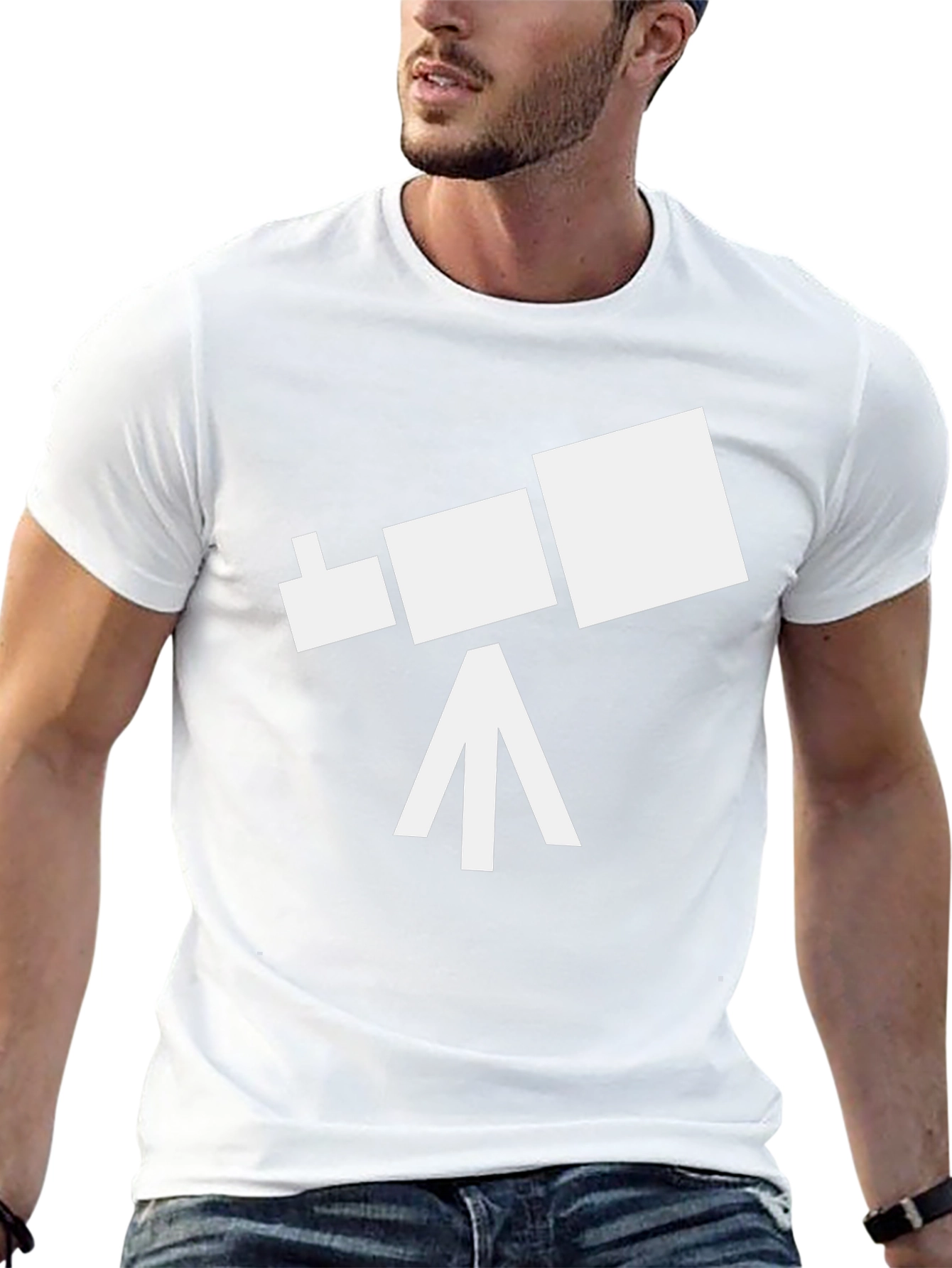Telescope Graphic Tee - Stargazer Shirt