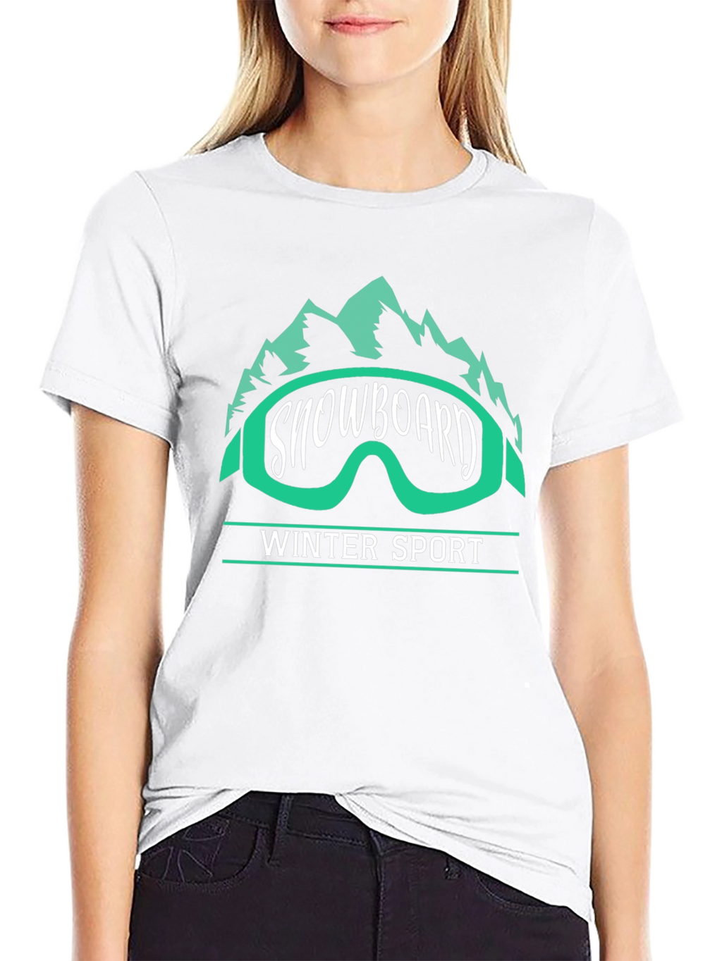 Snowboard Winter Sport Graphic Tee