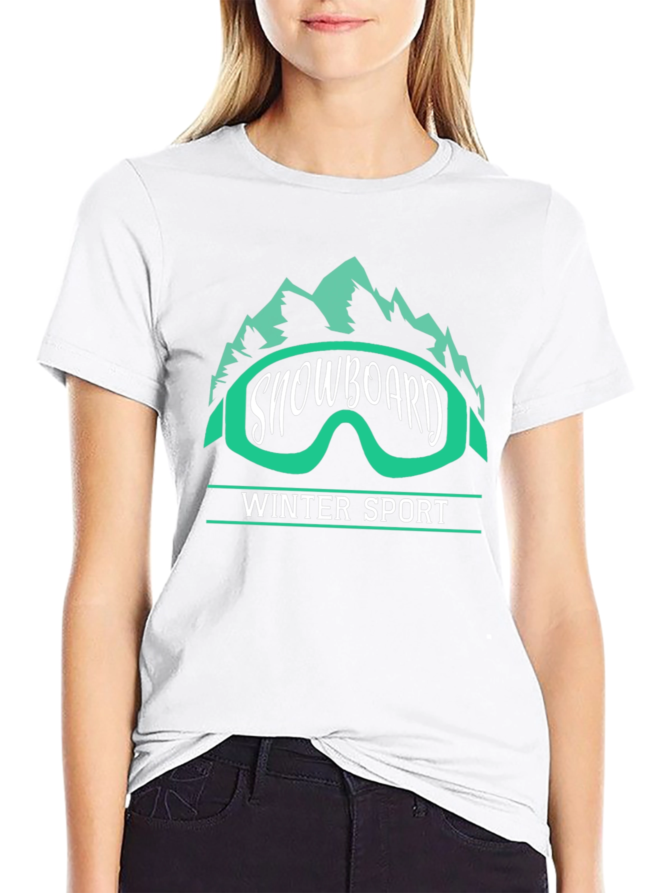 Snowboard Winter Sport Graphic Tee