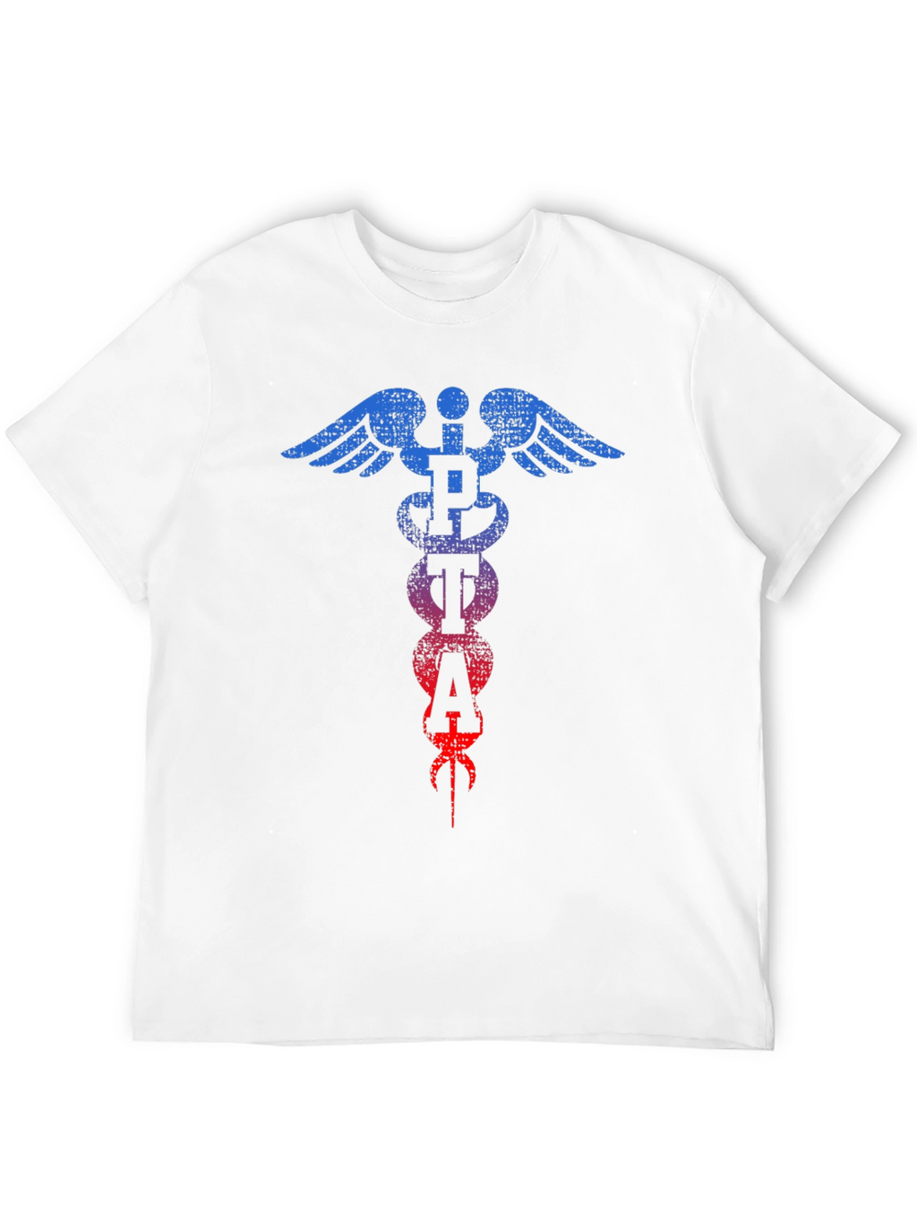 Distressed PETA Caduceus T-Shirt