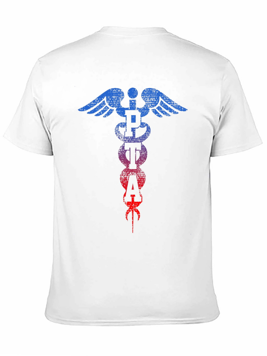 Distressed PETA Caduceus T-Shirt